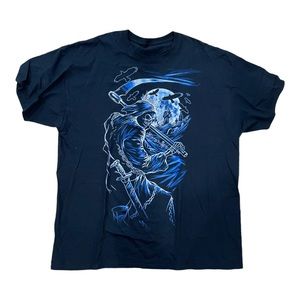VINTAGE GRIM REAPER T-SHIRT

SIZE 2XL - BLACK